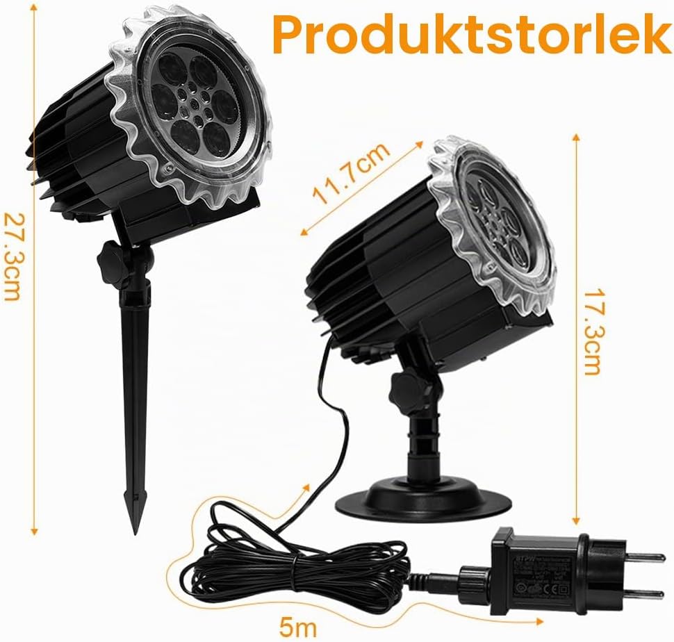 Halloween Outdoor Window Projector – Scary 3D Dynamic Light Decoration