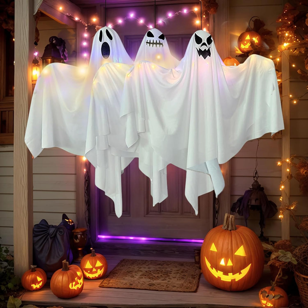 3 Pack Halloween Hanging Ghosts Decoration