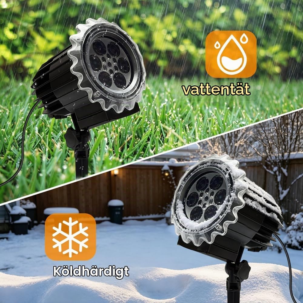 Halloween Outdoor Window Projector – Scary 3D Dynamic Light Decoration